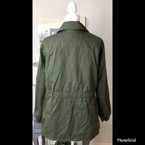 Ambiance Jackets & Coats Womens Army Green Utility Jacket Nwt Sz X